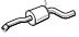 FORD 4420843 End Silencer